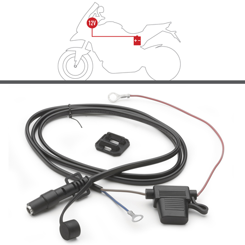 GIVI S110 universal tank bag 12V power supply connection